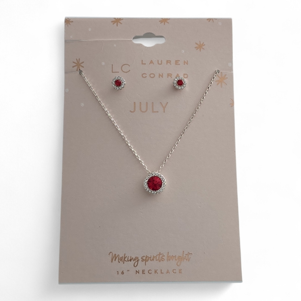 NWT LC LAUREN CONRAD‎ JULY NECKLACE SET
